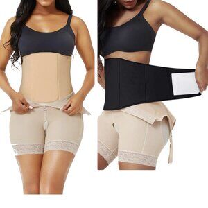 Full Wrap Post Surgery Lipo Recovery Tummy Compression Board Bundle